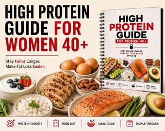 High Protein Guide for Women Over 40 | Protein Targets, Food List & Meal Ideas