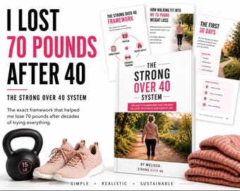 40歳以上の女性のための減量ガイド｜タンパク質、ウォーキング、筋力トレーニング（PDF）