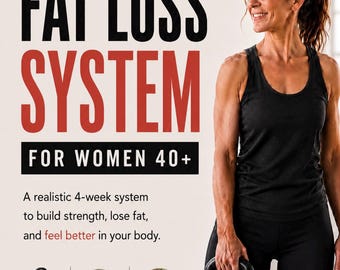 40歳以上の女性のための4週間脂肪燃焼プラン｜ケトルベル、カロリー制限、高タンパク質（PDF）