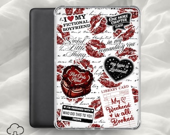 Romantasy Kindle-insats / BookTok Reader-estetik, bokliga klistermärken, romantisk läsardekor / digital nedladdning
