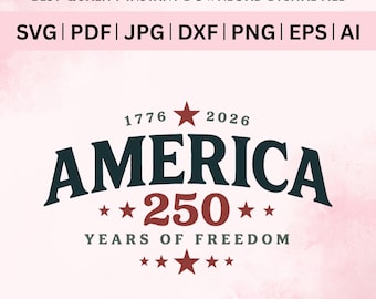 Retro USA 250th Anniversary 2026 PNG SVG,4th of July 1776-2026 Graphic,usa 250th Anniversary png,usa 250th Anniversary,1776-2026,Cricut file