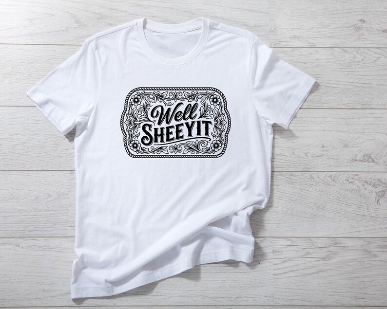 Funny Well Sheeyit Western SVG PNG, Southern Cowgirl Humor Buckle Design, Tooled Leather Style for Laser Engraved Hat Patch File
Well Sheeyit SVG PNG, Funny Southern Saying Western Belt Buckle Design, Laser Engrave Leather Hat Patch Cut File
Well Sheeyit PNG Sublimation, Southern Slang Quote T-Shirt Design, Funny Retro Grunge Graphic, Country Sayings Digital Download
Well Sheeyit PNG: Funny Retro Font, Southern Humor (Digital Download