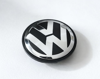 1x VW Nabendeckel 65mm 3B7601171 – Wheel Center Cap Silver Black – Felgendeckel Hub Cap Replacement
