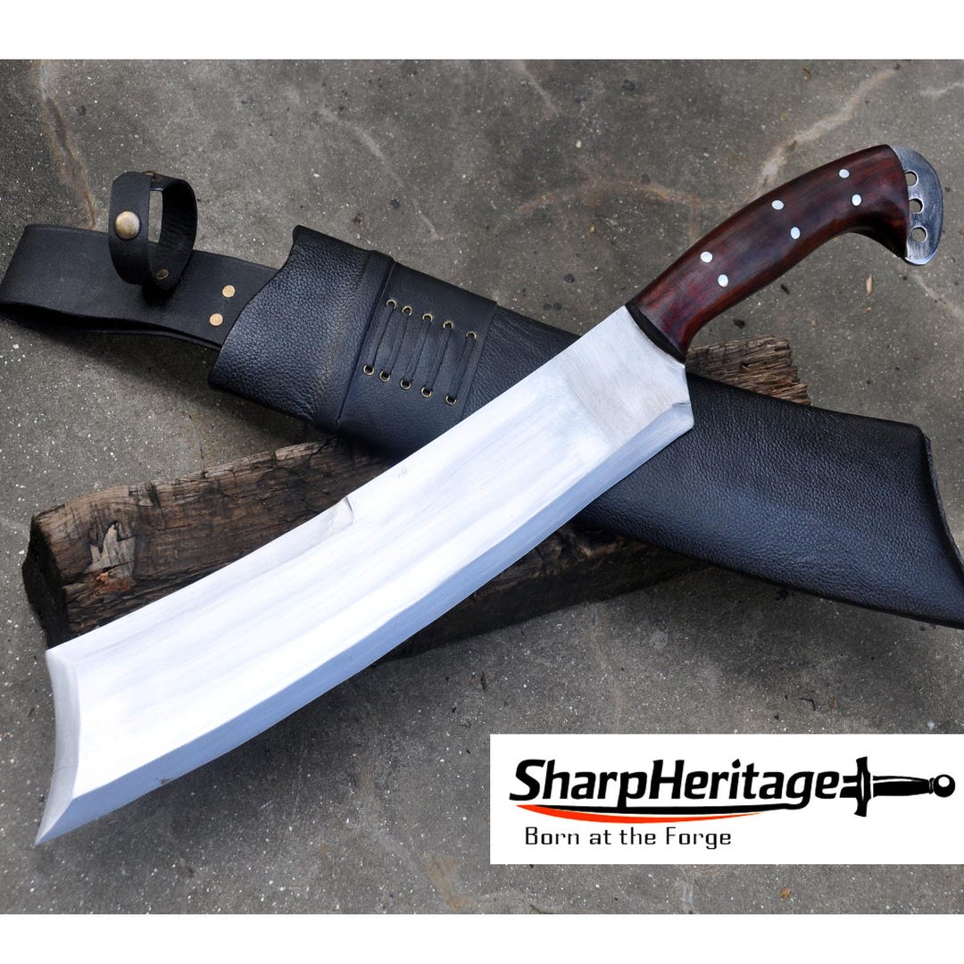 Hand Forged 16 Inch Jungle Cleaver – 5160 High Carbon Steel Blade ...