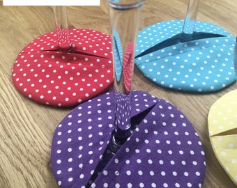 Wine Glass Slipper Coasters Sewing PATTERN