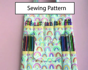 Paige Portfolio Bag Sewing Pattern, Kids Bag, Travel Bag, Art