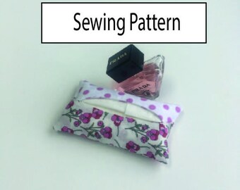 Curved Tissue Holder PDF Easy Sewing Pattern