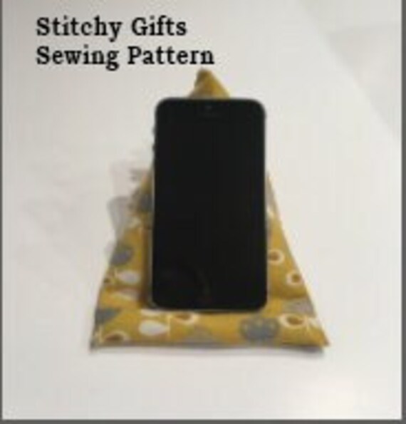 Phone Pillow mobile phone stand Sewing PATTERN
