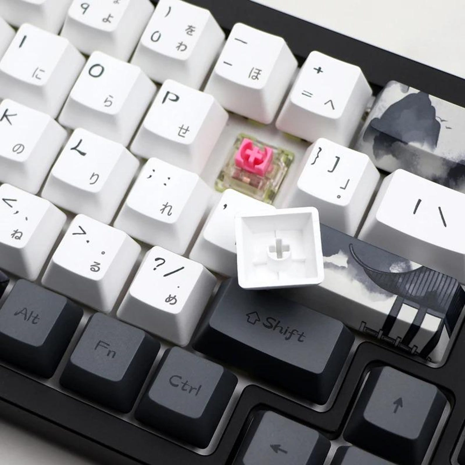 140 Key Japanese Keycaps Set, Dye Sublimation PBT OEM Profile Keycaps ...