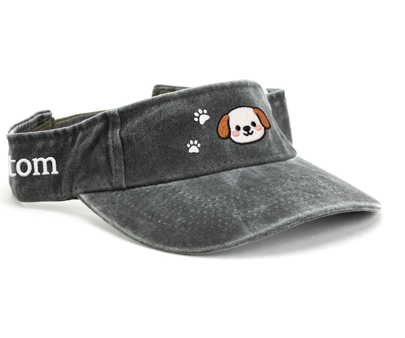 Personalized Custom Embroidered Visor, Custom Text, Custom Logo ...