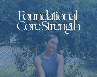 4-Week Core Strength Training Plan | Phase 1, Beginner Abs (PDF Guide)