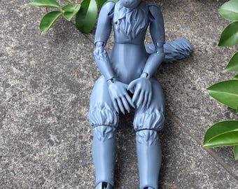 Wolfspop met kogelgewricht, 1/4, 3D-geprint