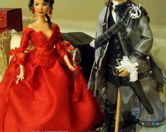 Sold Out Outlander Claire Doll Scottish Art Repaint Barbie