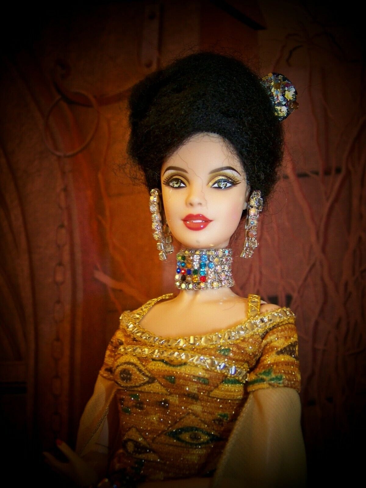 zondag fontein conversie Klimt Art Doll Barbie Repaint Adele Gold History Jewish Sold - Etsy