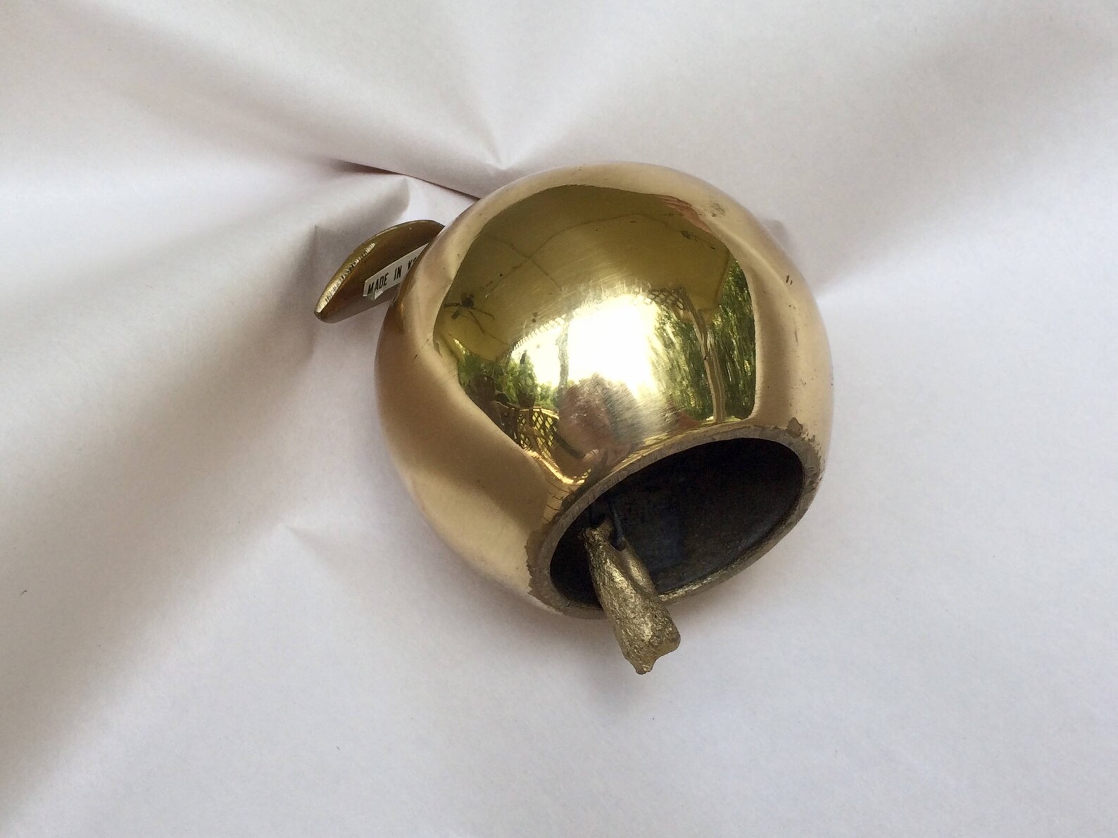 Small Vintage Brass Apple Bell Etsy Denmark