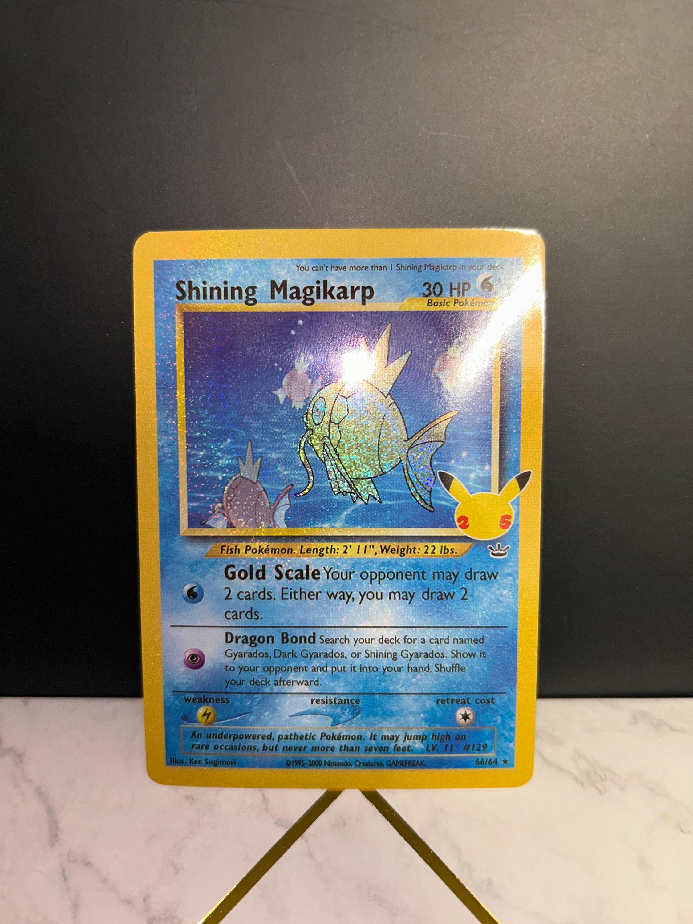 pokemon gold magikarp card Amazon.com: Pokemon Card - Magikarp XY143 - Holo - Promo main image 0