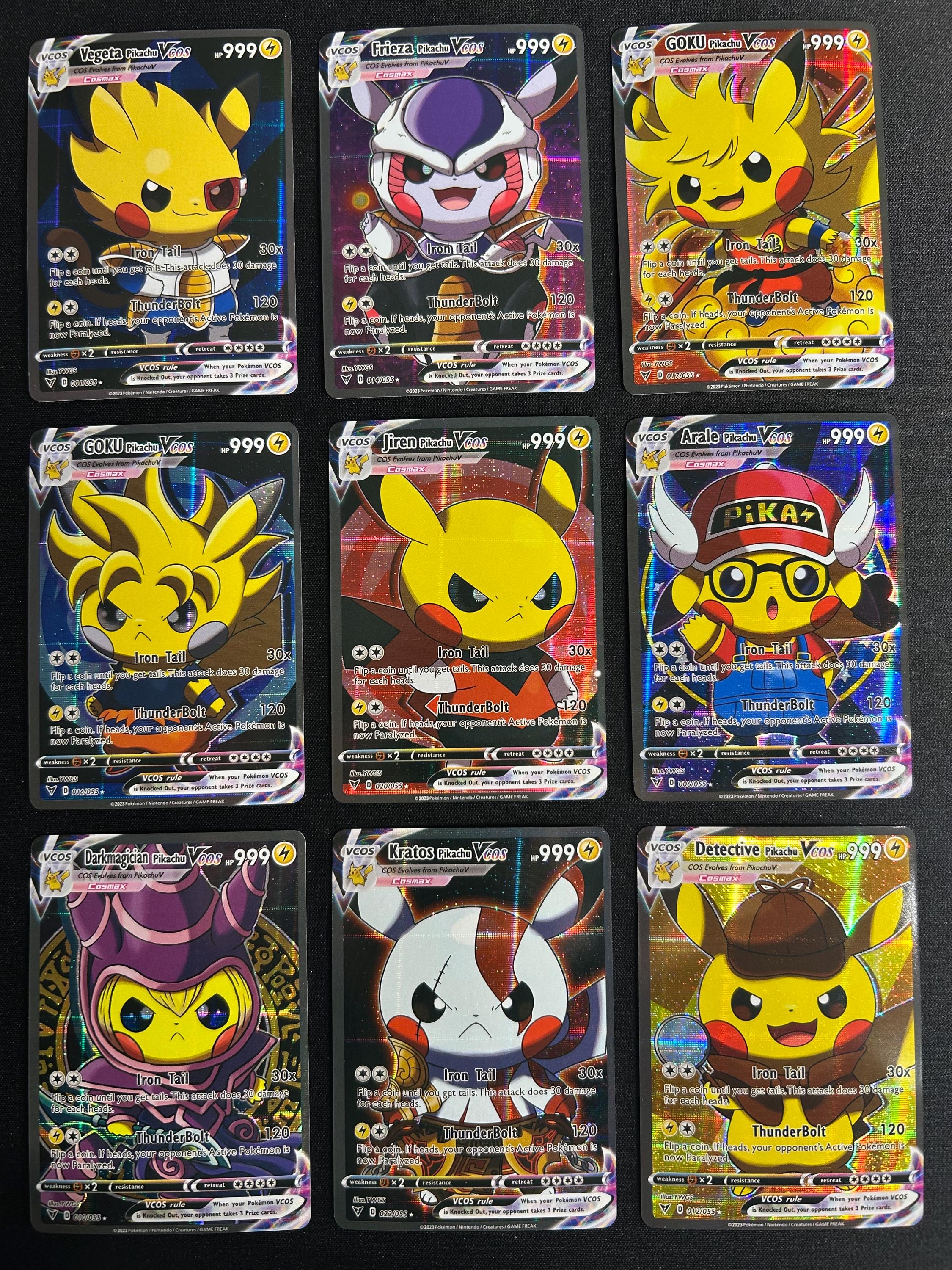 Cosplay Pikachu Cards Set - Etsy Canada