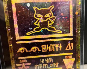 Ancient Mew Black Gold Metal Pokemon Card - Etsy Canada
