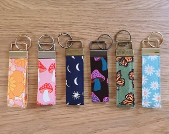 Wristlet Key Fob | Wrist Keychain| Floral Key Fob | Keychain Fob | Mini Wrist Key Fob