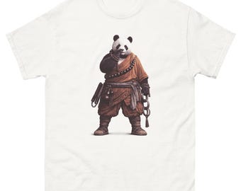 Camiseta divertida de Kung Fu Panda, Guerrero Panda Zen, Camiseta gráfica de artes marciales