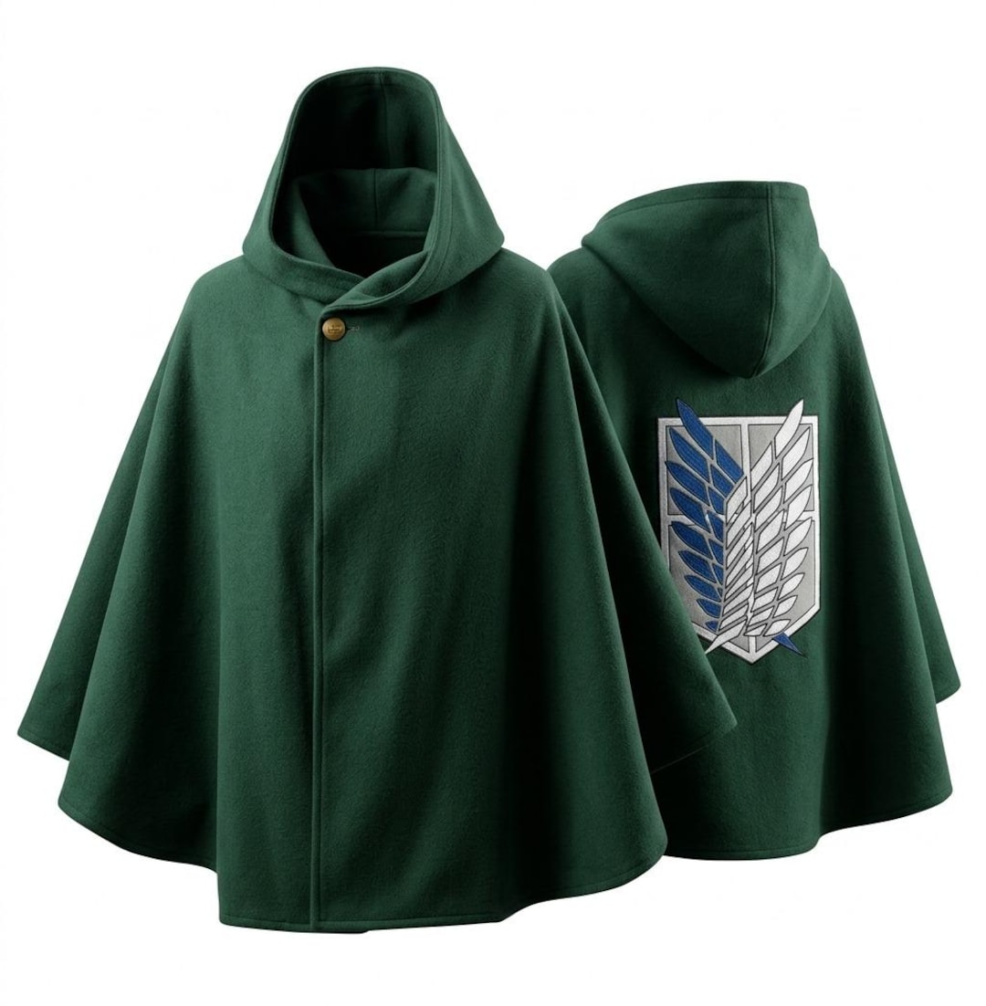 Attack on Titan Scout Regiment Cape | Anime Cosplay Cloak | AOT Survey ...