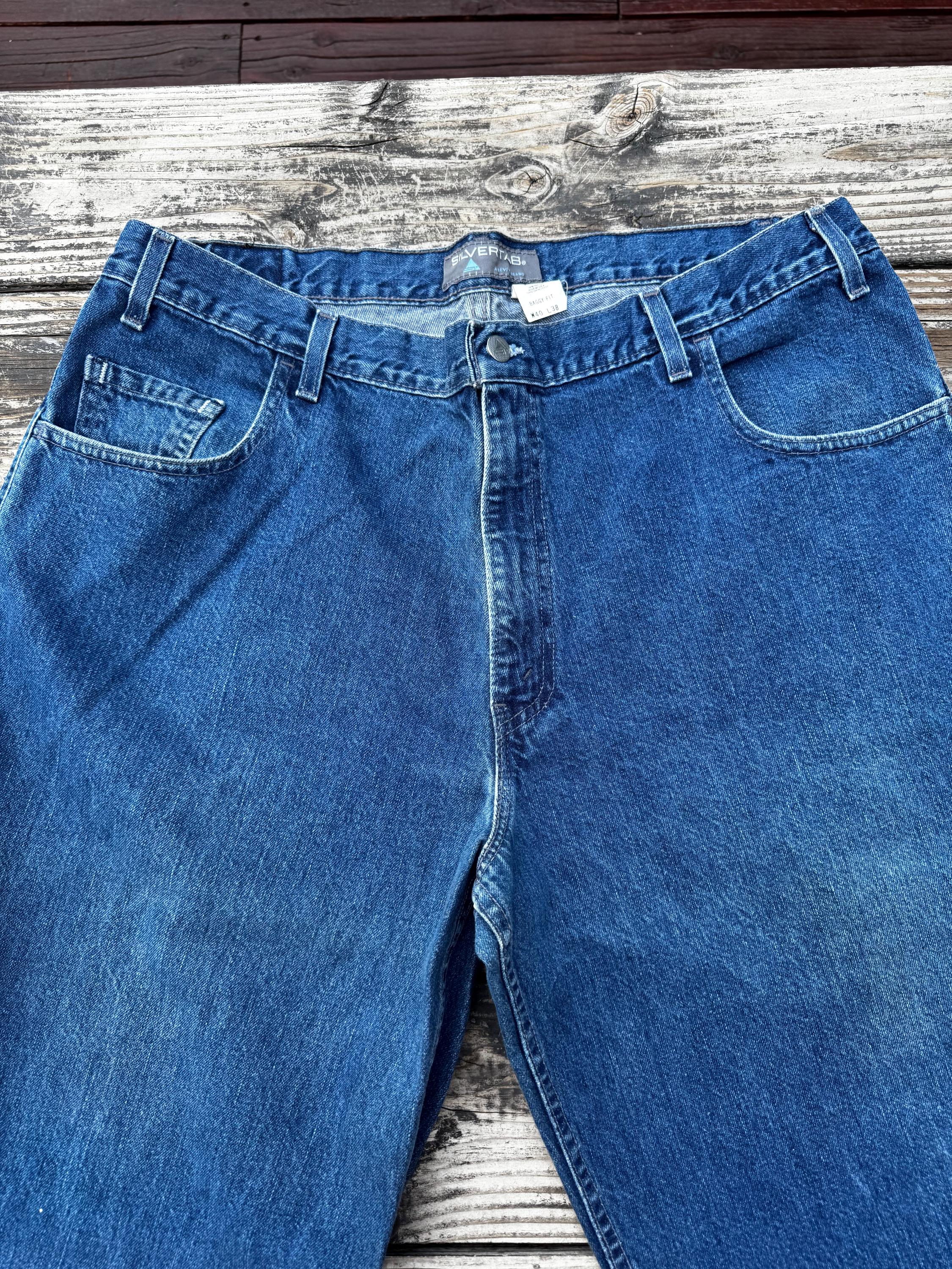Vintage Levi's Silvertab Loose Jeans 40x30, 90s Baggy Denim