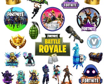 Imágenes PNG de Fort Gaming, imágenes prediseñadas de F-Nite, diseño de camiseta, llama de F-Nits, pegatinas del juego F-Nites, imágenes PNG de cumpleaños para niños