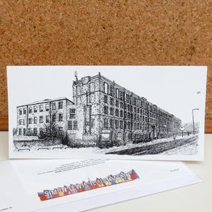 Steadsuede - Leeds Greeting Card - Yorkshire Art / Illustration
