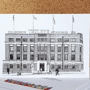 the Tetley - Leeds Greeting Card - Yorkshire Art / Illustration