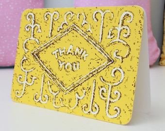 Thank You Custard Cream Biscuit card