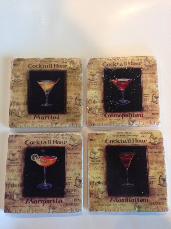 Items similar to Bar Coasters / Game Room Drink Coasters on Etsy