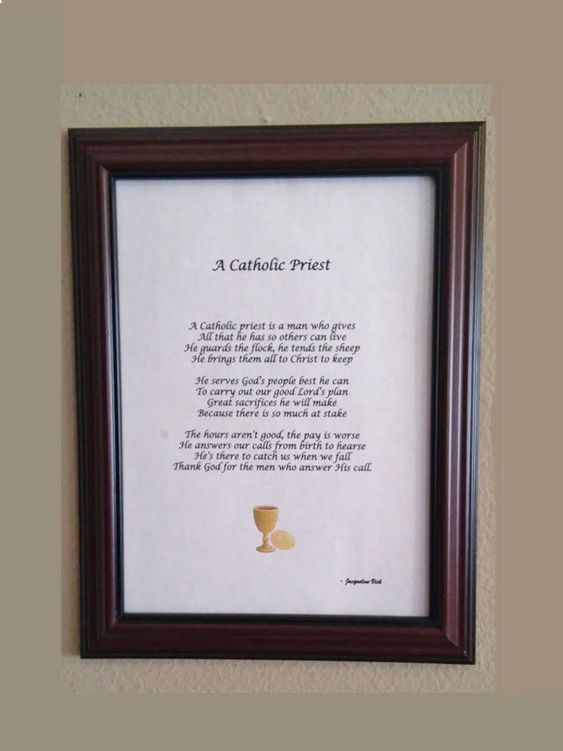 Catholic Priest Original Poem | Etsy