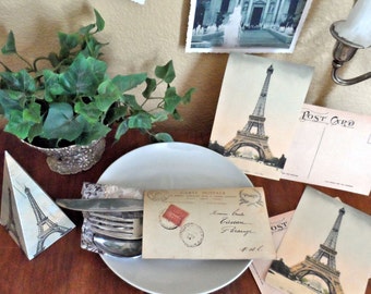 French Parisian Printable Instant Download Mini Party Pack Kit