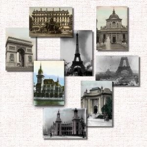 French Parisian Photo Banner Party Printable instant Download