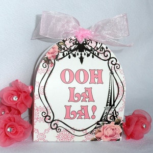 Französisch Pariser Gunst Box druckbare Instant Download