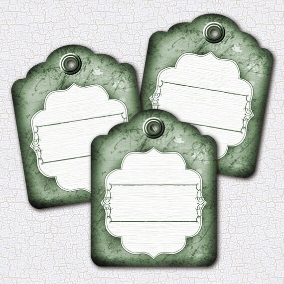 Vintage Tags Labels Instant Download Printable Digital Collage | Etsy