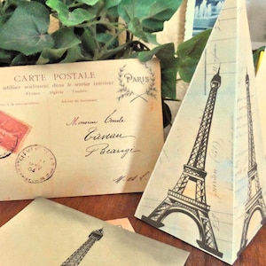 Tour Eiffel Favor Box Français Parisien Téléchargement instantané DIY Fichier imprimable