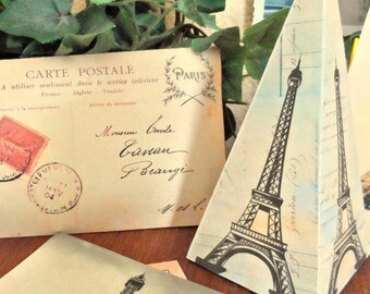 Eiffel Tower Favor Box French Parisian Instant Download DIY Printable File