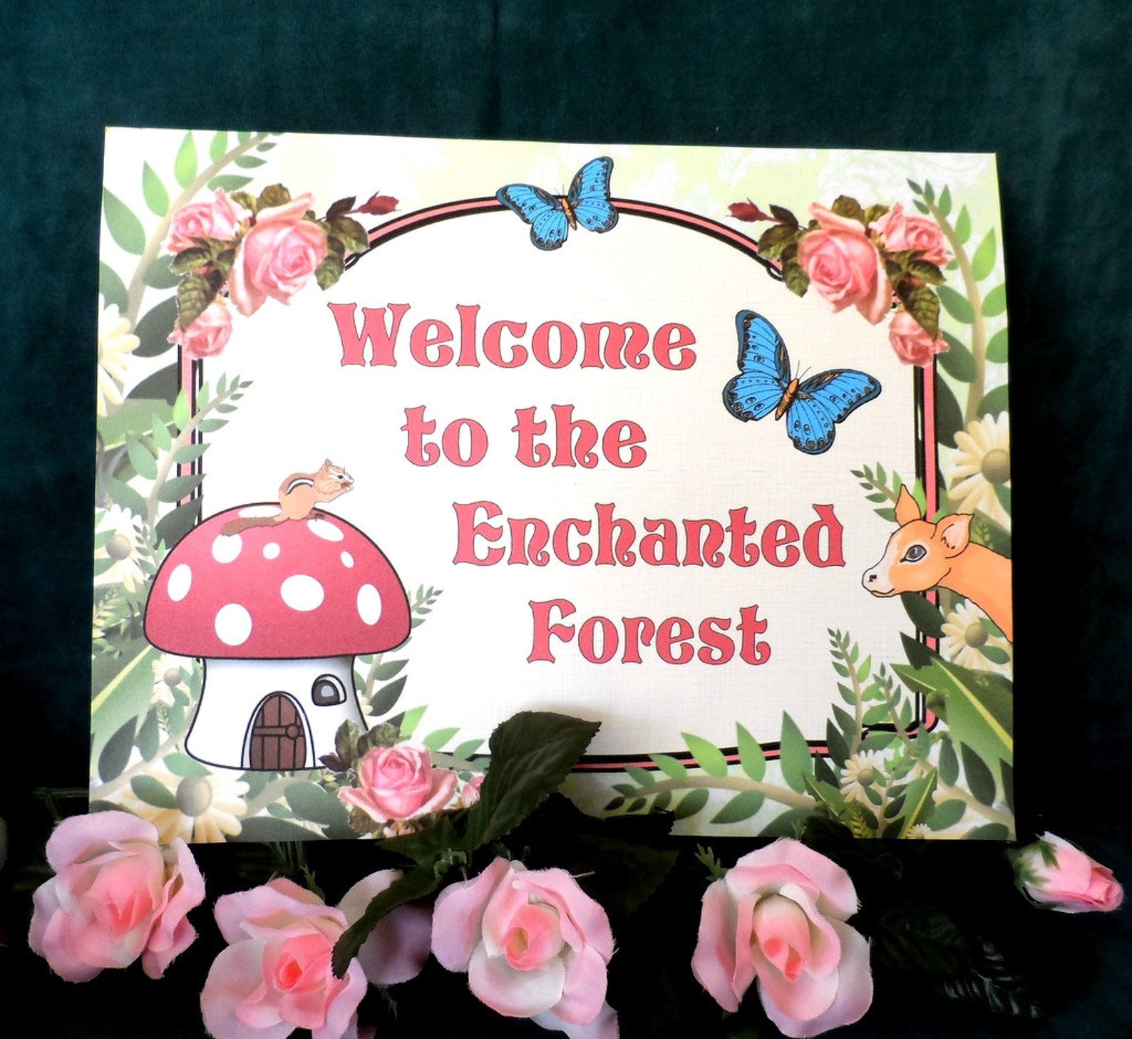 Enchanted Forest Woodland Printable Party Pack Kit Instant | Etsy