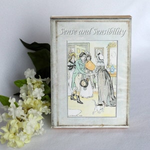 Jane Austen Book Favor Box Printable Instant Download