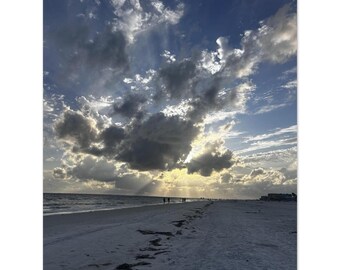 Beneath a Changing Sky | Coastal Photography Print
