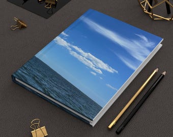 Blue Horizon | Coastal Hardcover Notebook
