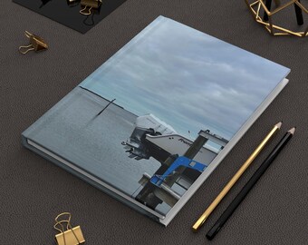 Harbor Still | Coastal Hardcover Notebook