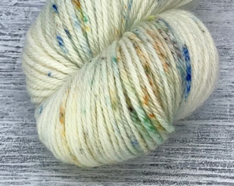 DK Superwash Merino Speckled Yarn Hand Dyed