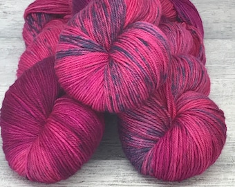 4Ply Superwash Handdyed Merino Yarn Watermelon