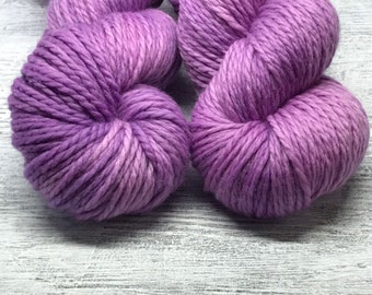 Grape Aran Handdyed Merino Yarn