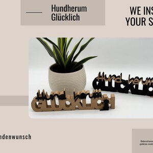Kundenwunsch, Glücklich in Lattebraun und Hundherum in Schwarz