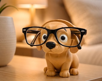 Puppy Glasses Holder | Gift for Dog Lovers | Dog Glasses Stand | Puppy Decor | Glasses Tray