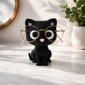 Cat-shaped glasses holder/stand/stand | Desk organizer | Personalized gift