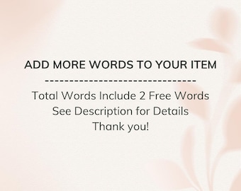 Add longer text to your item